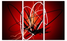 Abstract Design Red