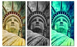 Statue of Liberty triptych