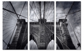 Drieluik Canvas Brooklyn Bridge
