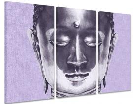 Canvasdoek Purple Buddha