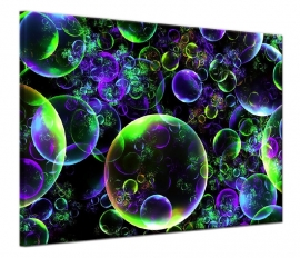 Modern canvas doek Bubbels