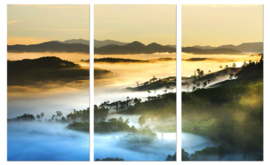 Canvas schilderij Mountain mist