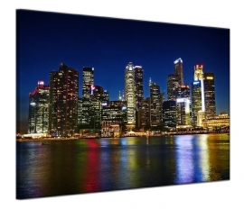 Schilderij Singapore op canvas