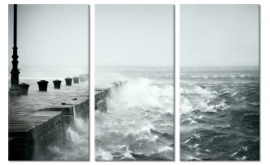 Schilderij Storm op Zee