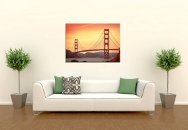 Golden Gate Bridge II op canvas