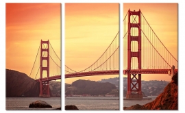 Golden Gate Bridge II op canvas