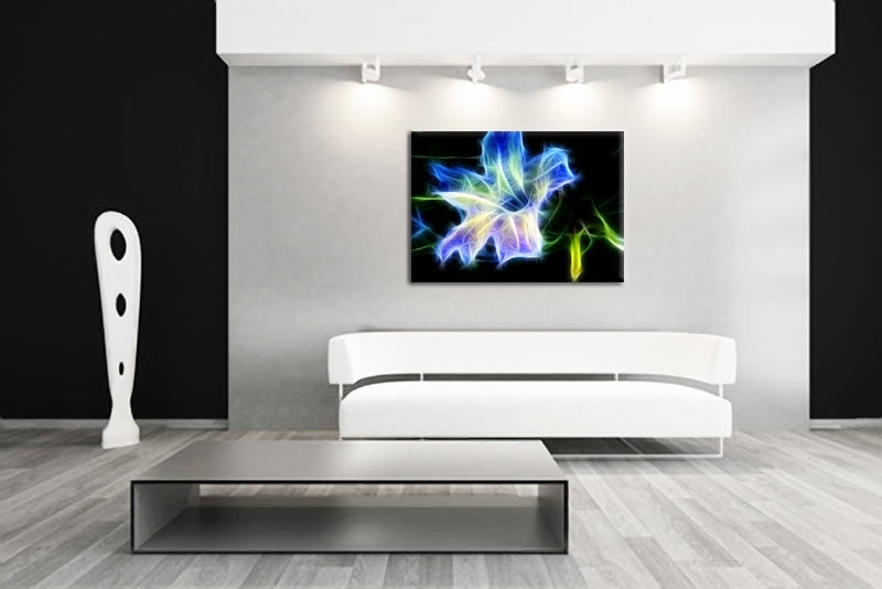 Ongebruikt Wanddecoratie Neon Bloem | Moderne canvas schilderijen | Canvas AQ-15