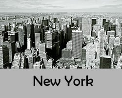 new york canvas drieluik