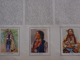Plaatjesalbum Volkerenatlas Amerika  N.V. De Faam Breda