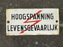 Hoogspanning Levensgevaarlijk Nr 2