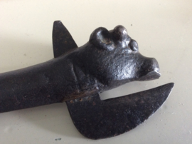 Antique Victorian cast iron Bull Head tin can opener