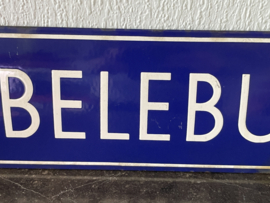 Emaille straatnaam bord, Dubbelebuurt