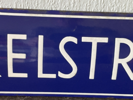 Emaille straatnaam bord, Hekelstraat