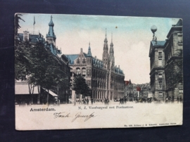 Amsterdam, N.Z.Voorburgwal met postkantoor (1903)