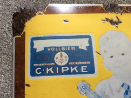 Emaille bord, C. Kipke Vollbier