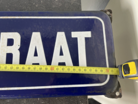 Emaille straatnaam bord Albatrosstraat