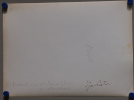 Rotterdam, Viaduct met St Laurentstoren (Jan Retel) 17,5x24,5 cm