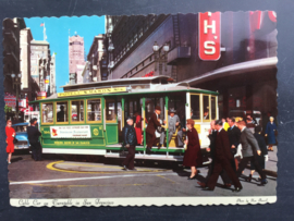 California Cable Car on Turntable, San Francisco