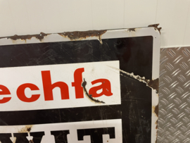 Echfa Wit, Emaille reclamebord