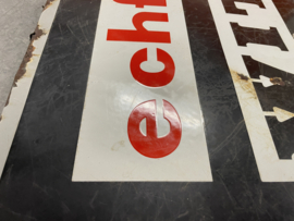 Echfa Wit, Emaille reclamebord