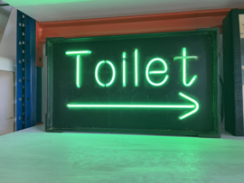 Neon Toilet verlichting