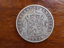 Zilveren gulden Nederlandse Antillen 1952