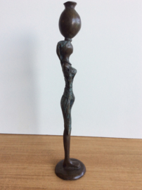 Abdoulaye Gandema, 1970, Bronzen beeld, 23,5 cm