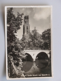 Utrecht, Oude Gracht met Gaardbrug  (1940)