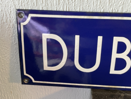 Emaille straatnaam bord, Dubbelebuurt