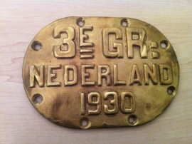 Nummer van Boei, 3E GR Nederland 1930