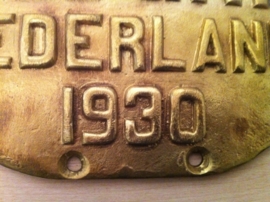 Nummer van Boei, 3E GR Nederland 1930