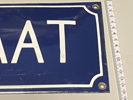 Emaille straatnaam bord, Hekelstraat