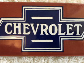 Emaille reclamebord "Chevrolet"