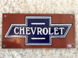 Emaille reclamebord "Chevrolet"