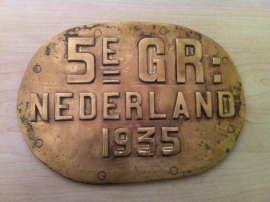 Nummer van Boei, 5E GR Nederland 1935