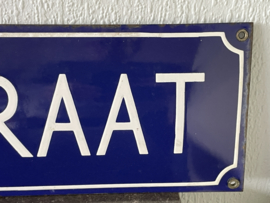 Emaille straatnaam bord, Hekelstraat