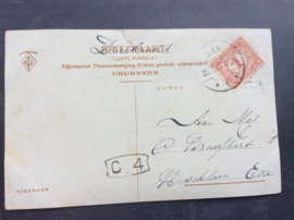 Oosterbeek, Trap westerbouwing, rond 1910