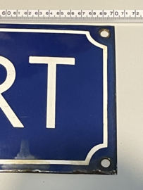 Emaille straatnaam bord, Dubbelebuurt