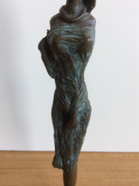 Abdoulaye Gandema, 1970, Bronzen beeld, 23,5 cm