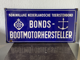 Emaille bord, Bonds-Bootmotorhersteller, ANWB