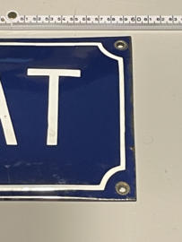Emaille straatnaam bord, Hekelstraat