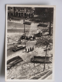 Arnhem, Willemsplein met voetgangerstunnel 1956