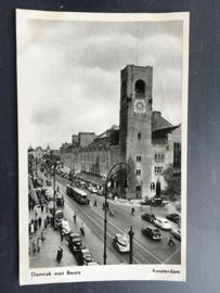 Amsterdam, Damrak met Beurs (1957)