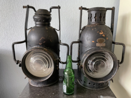 Spoorweglamp, Patent Krolupperom, M.A.V. , 2x