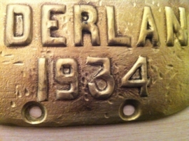 Nummer van Boei, 4E GR:Nederland 1934