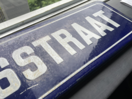 Emaille straatnaam bord Albatrosstraat