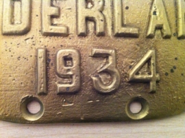 Nummer van Boei, 6E GR Nederland 1934