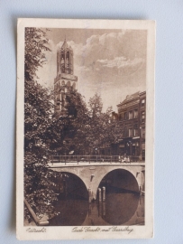 Utrecht, Oude Gracht met Gaardbrug  1925)