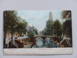 Utrecht, Oude Gracht, Weesbrug  (1905)