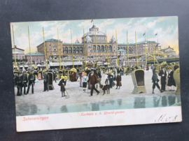 Scheveningen, Kurhaus v.h. strand gezien, 1904